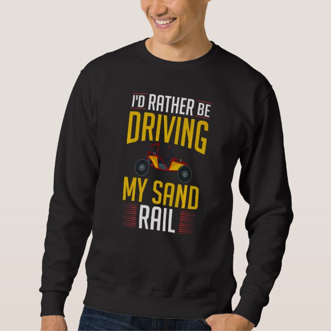 Sudadera Dune Buggy Sand Rail Car Carreras Desert Beach Rc  (Anverso)