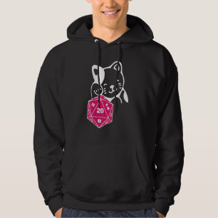 Sudadera Dungeon Meowster D20 tablero de dados Bolígrafo y 