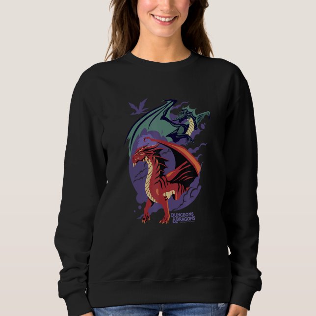 Sudadera Dungeons & Dragons Red & Black Dragons Portrait (Anverso)