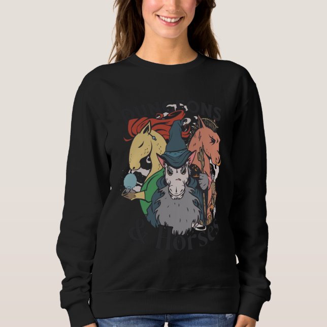 Sudadera Dungeons & Horses (Anverso)