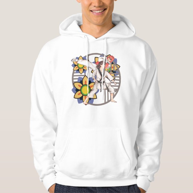 Sudadera Dúo de Taekwondo - Poder y Disciplina en Equipo (Anverso)