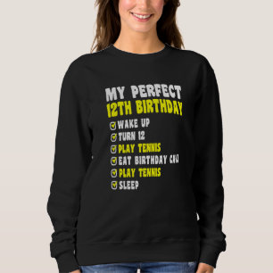 Sudadera Duodécimo cumpleaños 12 de mi perfecto