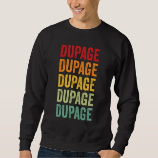 Sudadera DuPage County Illinois Rainbow Text Design