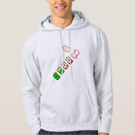 Sudadera Duración de la batería - Edición blanca retro