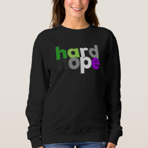 Sudadera Duro No Aroace Orgullo Lgbtq Lgbt Aro Ace Aromanti