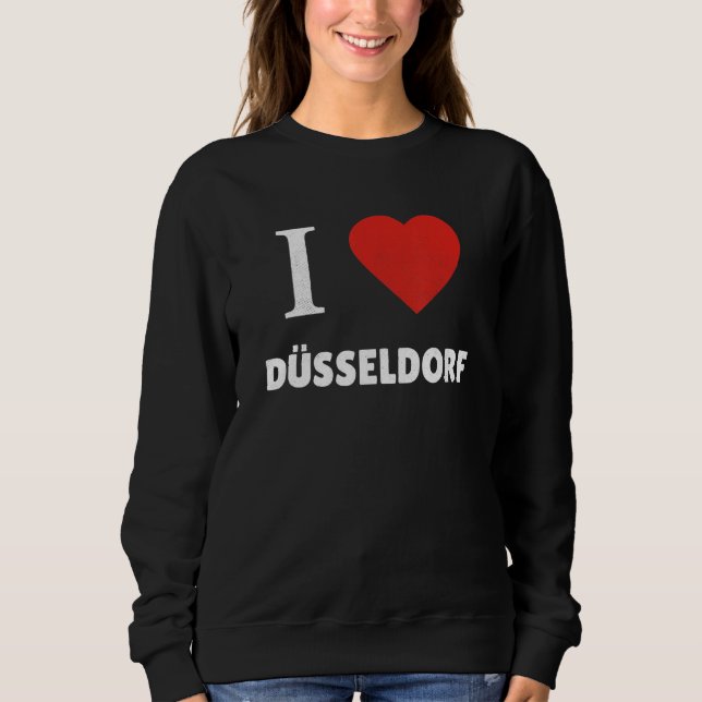 Sudadera Dusseldorf Dialect Rhine Westphalia Germany Souven (Anverso)