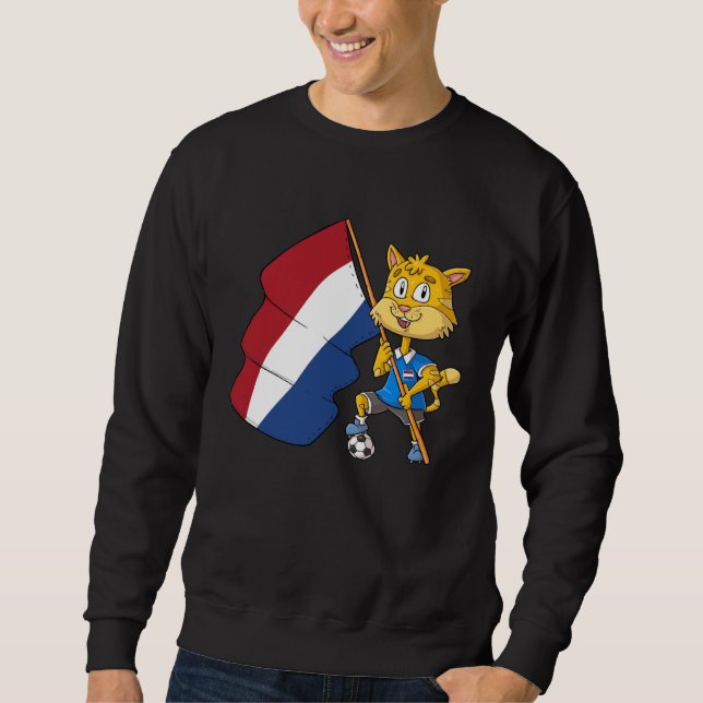 Sudadera Dutch fan cat (Anverso)
