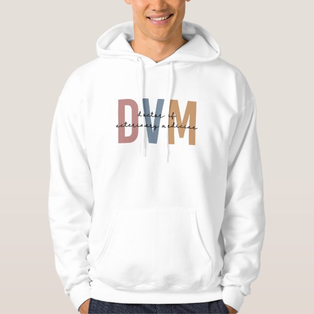 Sudadera DVM Médica de Regalos de Medicina Veterinaria (Anverso)