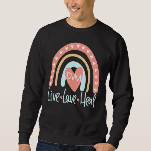 Sudadera DVM Médica del Vector de Graduación de Medicina Ve