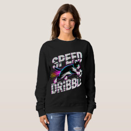 Sudadera Dynamic Soccer Cat sporty Sweatshirt for Women 