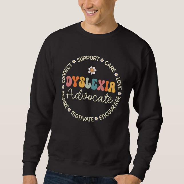 Sudadera Dyslexia Advocate Appreciation Week Back to School (Anverso)