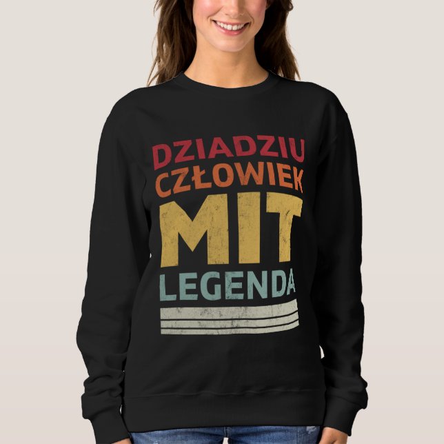 Sudadera Dziadziu Legenda Polish Grandpa (Anverso)
