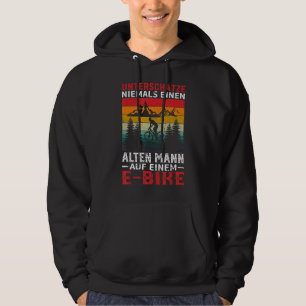 Sudadera E Bicicleta Abuelo Pensionista Viejo Eléctrico