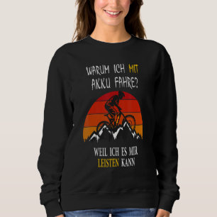 Sudadera E Ciclista ciclista diciendo Warum Ich Mit Akkufah
