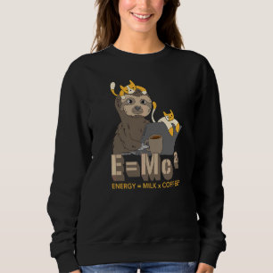 Sudadera E Mc² Café Leche Mecánica Quantum Ciencia Física