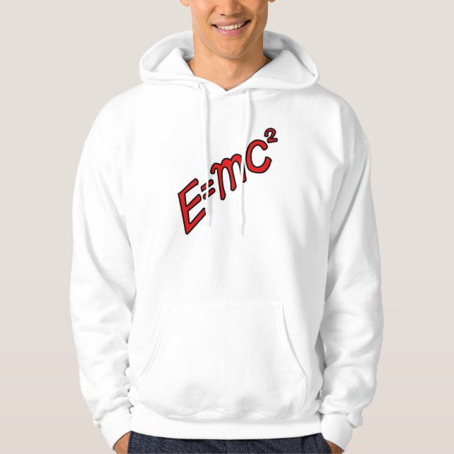 Sudadera E = mc² – Genius Mode On (Anverso)