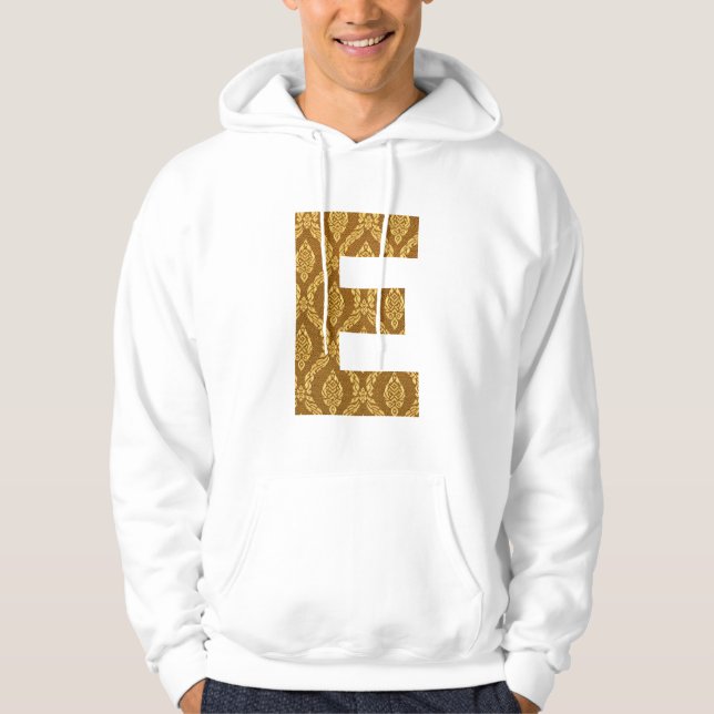 Sudadera E - Patrón de Batik (Anverso)