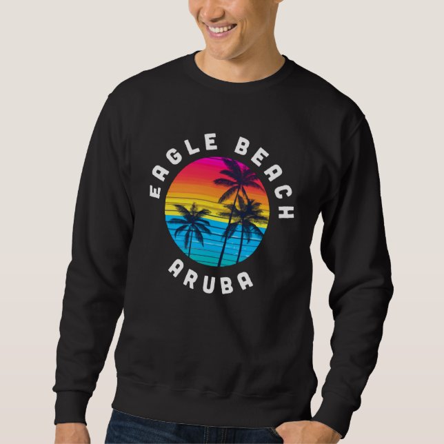 Sudadera Eagle Beach Aruba Vacation Souvenir Sunset Beach (Anverso)