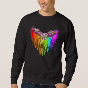 Sudadera Eagle Lgbt Color del orgullo Gay Les Bisexual Lesb
