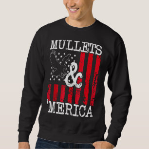 Sudadera Eagle Mullet 4 De Julio Merica Bandera Americana M