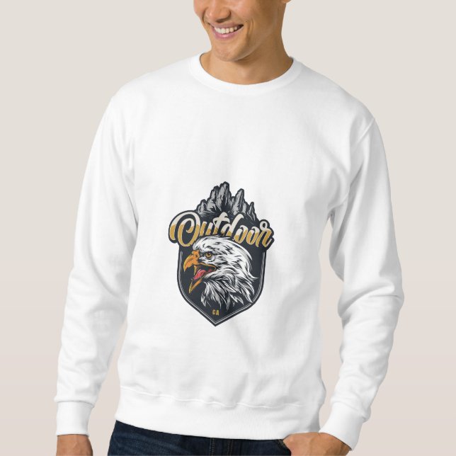 Sudadera eagle out door mountain (Anverso)
