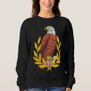 Sudadera Eagle Raptor Children America Laurel Wreath