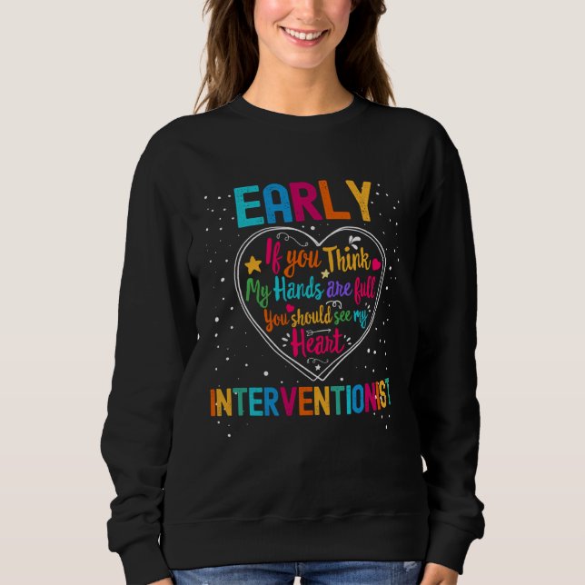 Sudadera Early Interventionist Appreciation Week Back to Sc (Anverso)