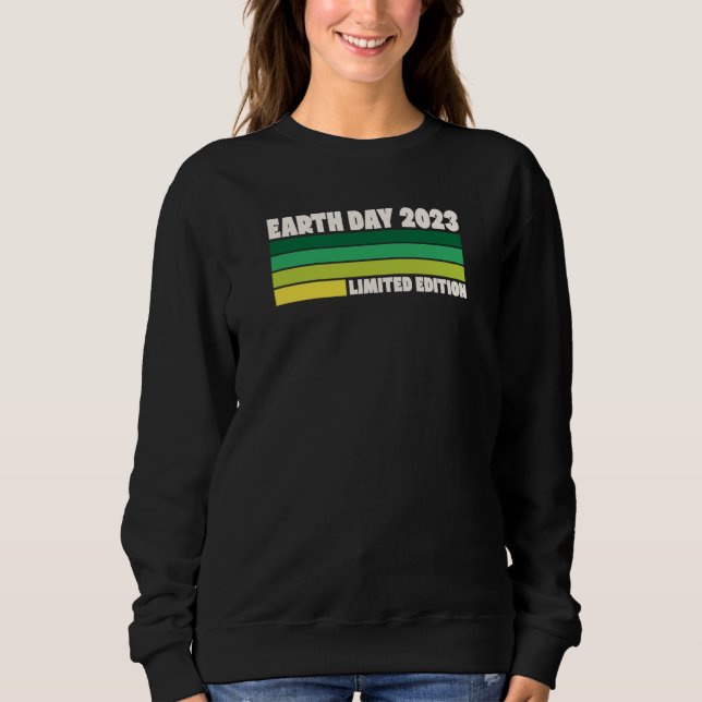 Sudadera Earth Day 2023 Distressed Retro Vintage  1 (Anverso)