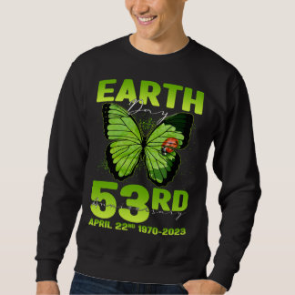 Sudadera Earth Day 53rd Anniversary Silhouette Of Butterfly
