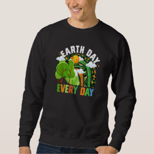 Sudadera Earth Day Every Day Pine Tree Rainbow Earth Todd