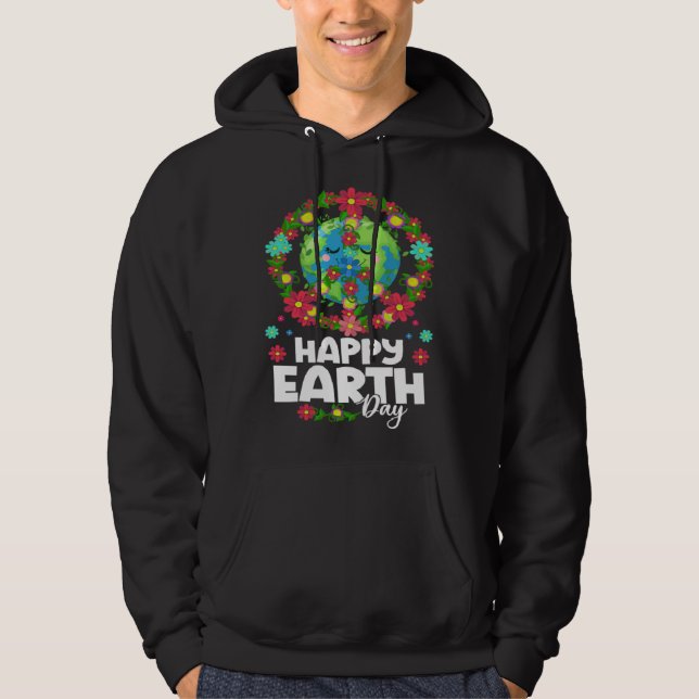 Sudadera Earth Global Peace Sign Climate Change Awareness E (Anverso)
