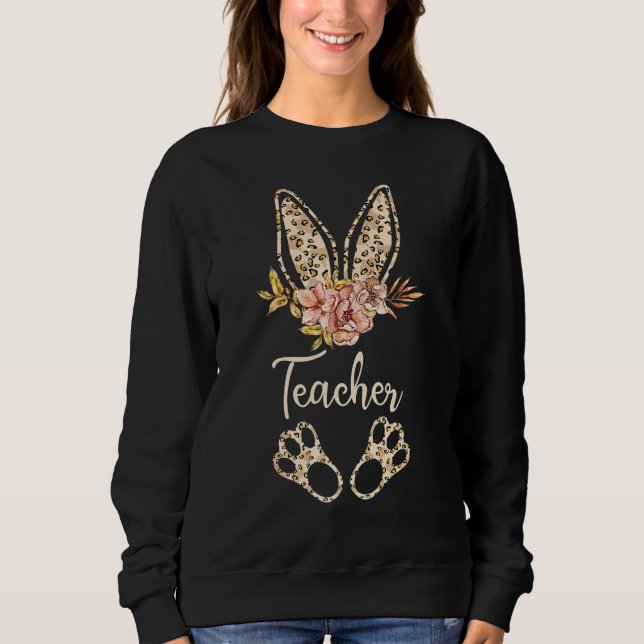 Sudadera Eas de la Escuela de Impresión de Leopardo Conejo  (Anverso)