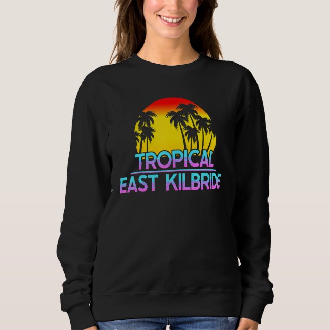 Sudadera East Kilbride Uk Funny British Weather (Anverso)