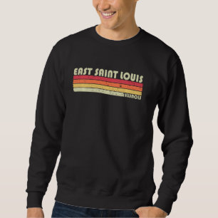 Sudadera East Saint Louis Il Illinois Funny City Home Roots