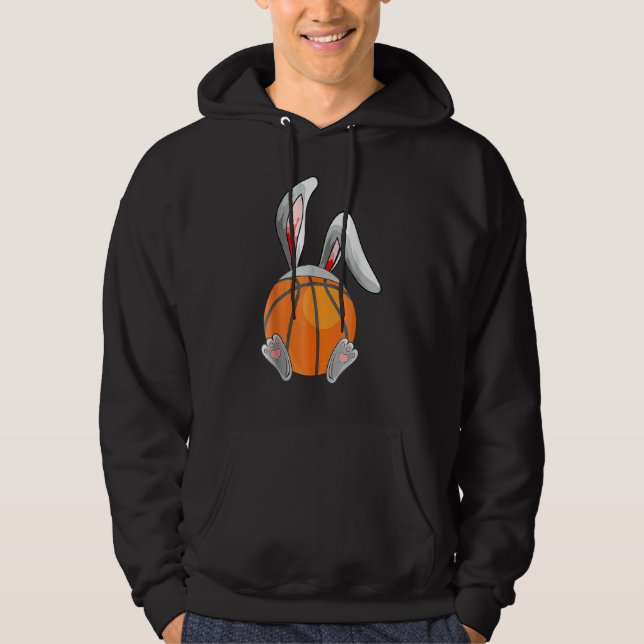 Sudadera Easter Basketball Rabbit Bunny Easter Day (Anverso)