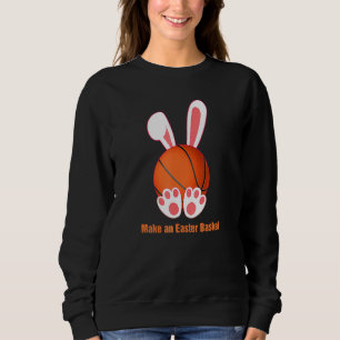 Sudadera Easter Bunny Basketball Funny Eggys Niños Chicas