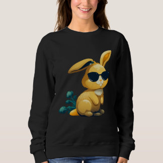 Sudadera Easter Bunny Face Easter Rabbit cool Easter Bunnie
