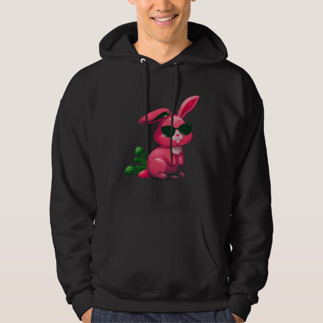 Sudadera Easter Bunny Faces cool Easter Rabbit Bunnies  5 (Anverso)