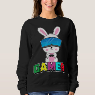 Sudadera Easter Bunny Gamer Rabbit Easter Day Gaming Boys G