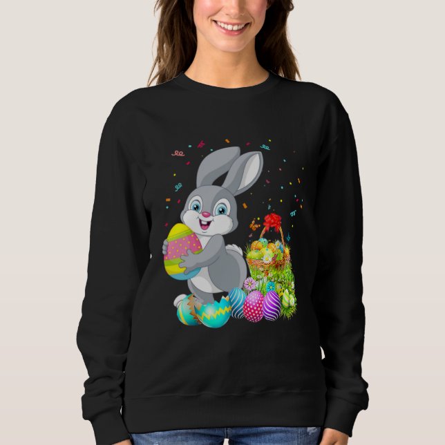 Sudadera Easter Bunny  Girl Ladies Kids Easter Easter (Anverso)
