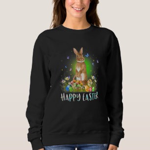 Sudadera Easter Bunny Rabbit Egket Cesta de Huevo Feliz Pas