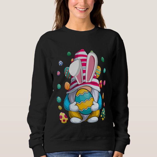 Sudadera Easter Bunny Spring Gnome Easter Egg Hunting And B (Anverso)