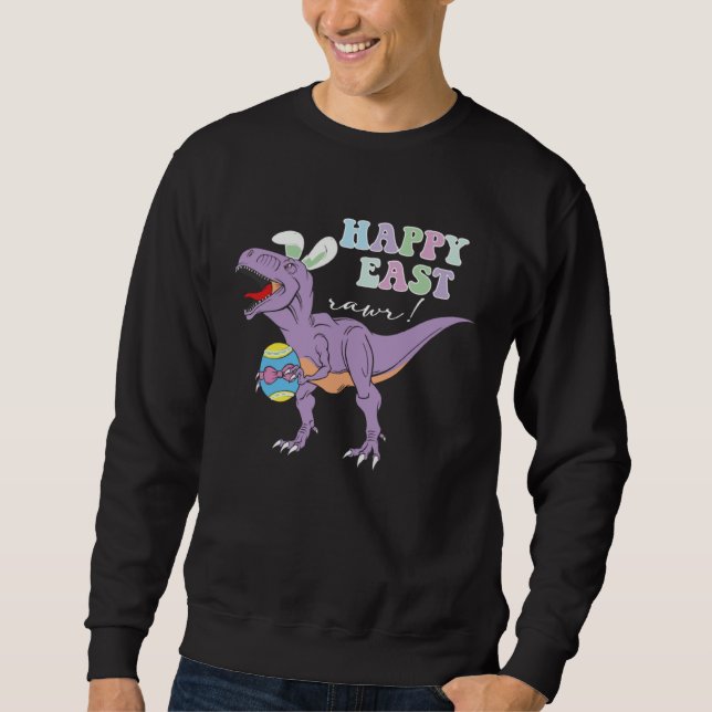 Sudadera Easter Day Dinosaur  Happy Eastrawr Rex Easter (Anverso)