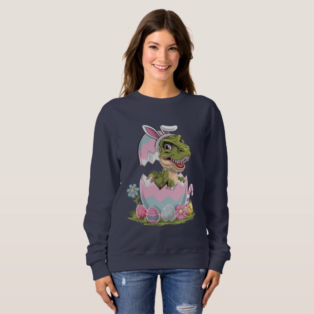 Sudadera Easter Dino Hatchling (Anverso completo)