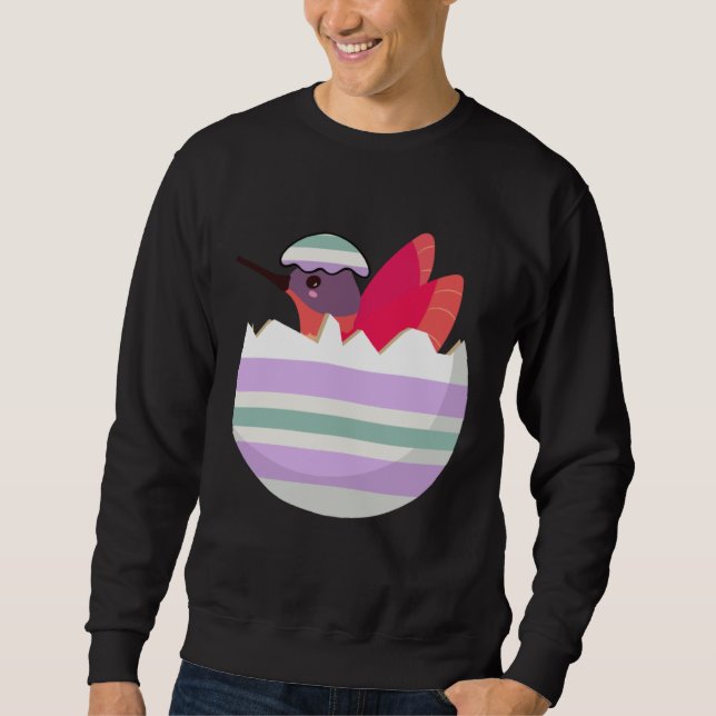 Sudadera Easter Egg Hunt Bunny Ear Hummingbird Easter Day 2 (Anverso)