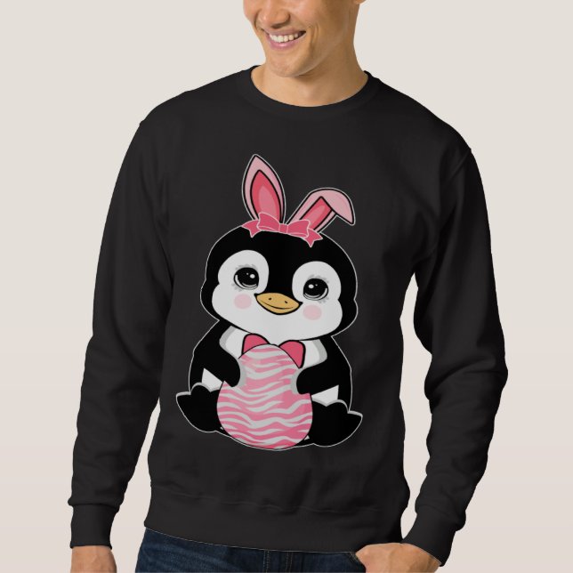 Sudadera Easter Egg Hunt Bunny Ear penguin Easter Day 2023 (Anverso)