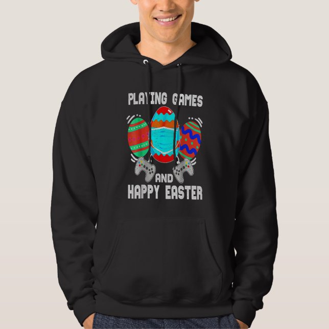 Sudadera Easter Egg in Mask  for Women Playing Gaming (Anverso)