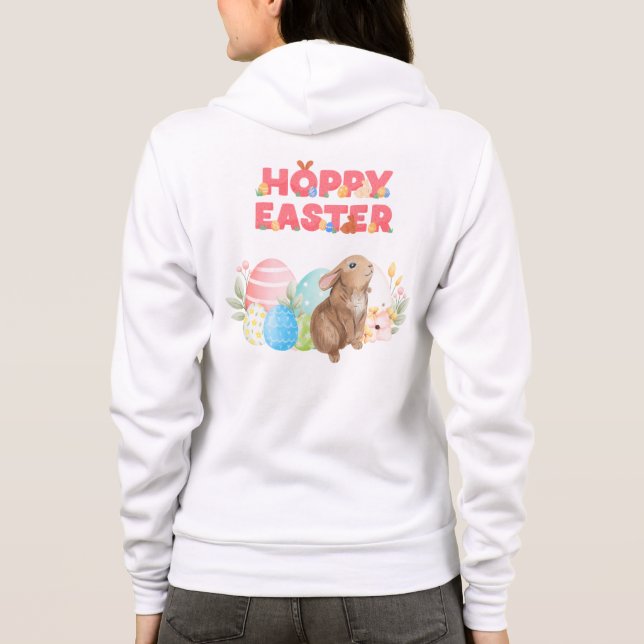 Sudadera Easter Group Eggs Hoppy Easter Day (Reverso)