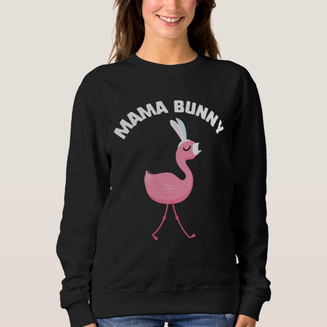 Sudadera Easter Mama Bunny Flamingo Mm Grandma Bunny Kids (Anverso)