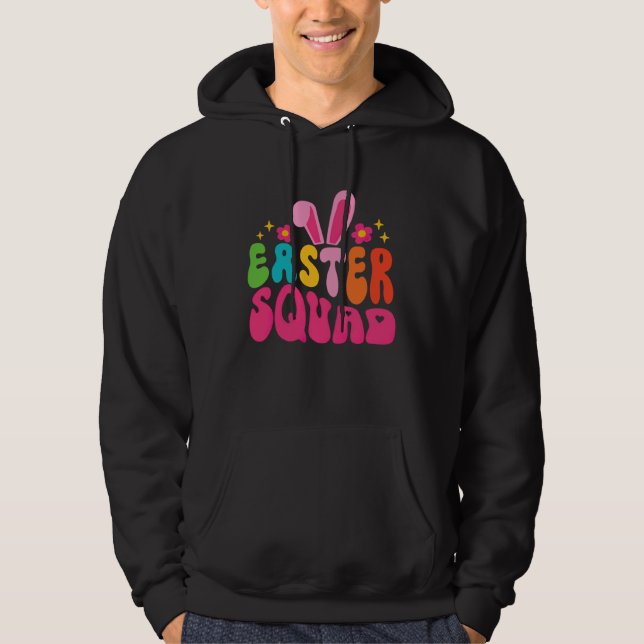 Sudadera Easter Squad Bunny Rabbit Face  Easter Day Women G (Anverso)
